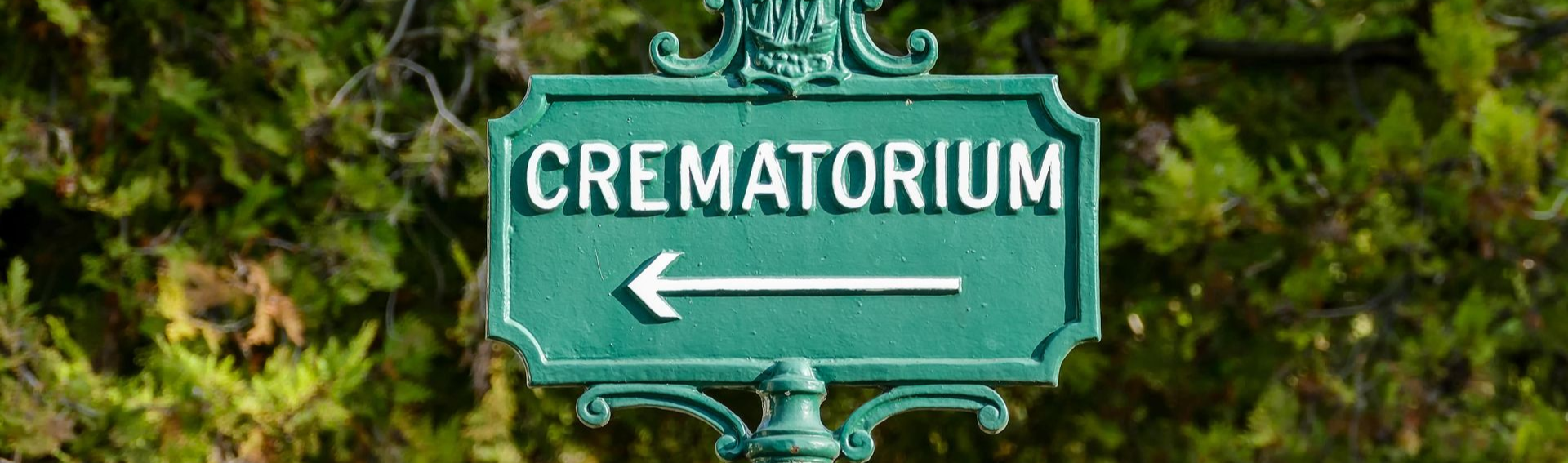 crematorium sign