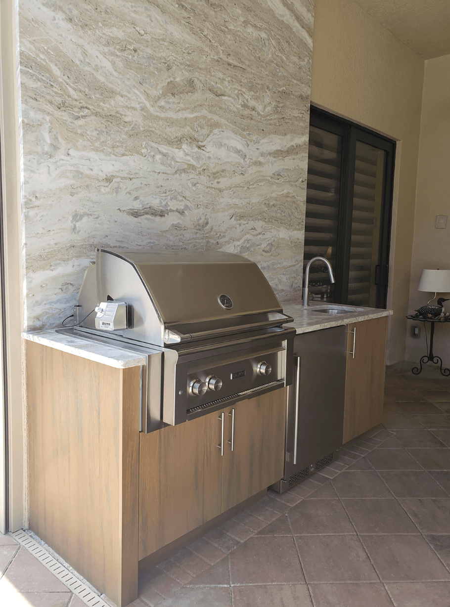 Simple Outdoor Kitchen