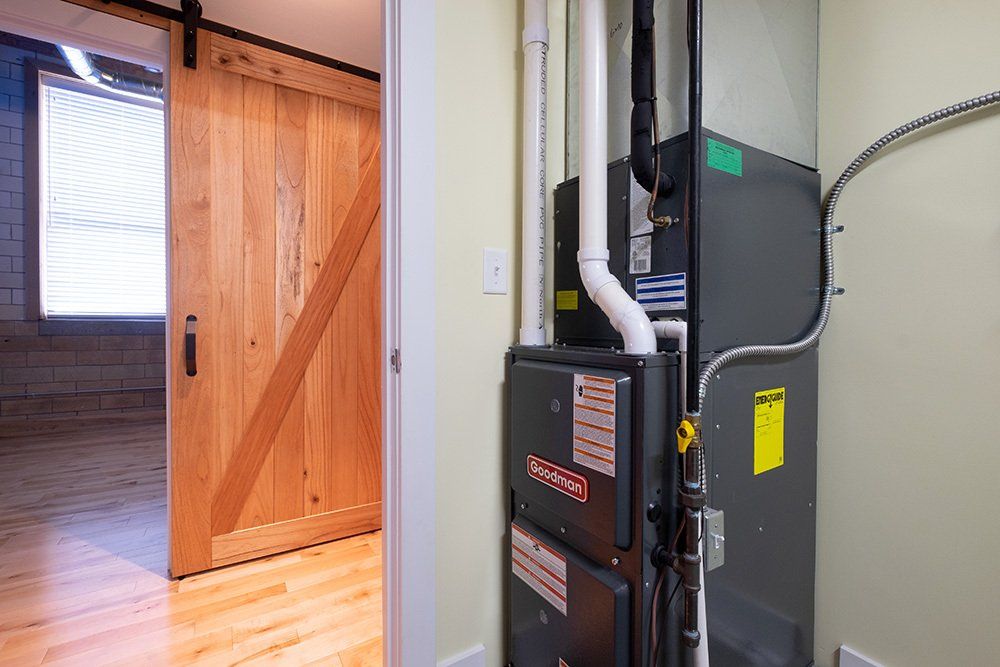 HVAC unit in Grand Rapids downtown loft apartment