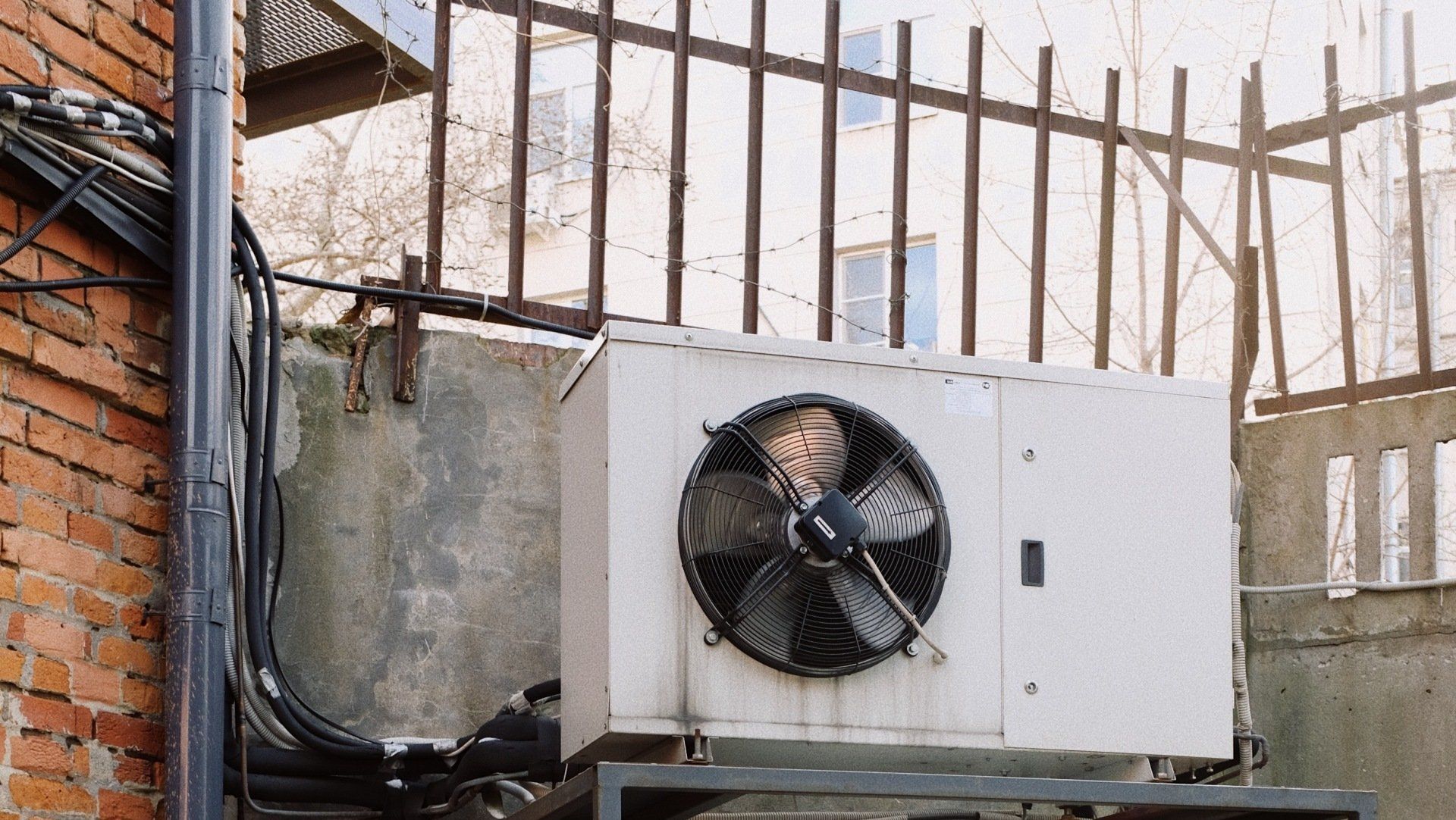 outdoor AC unit in Grand Rapids, MI