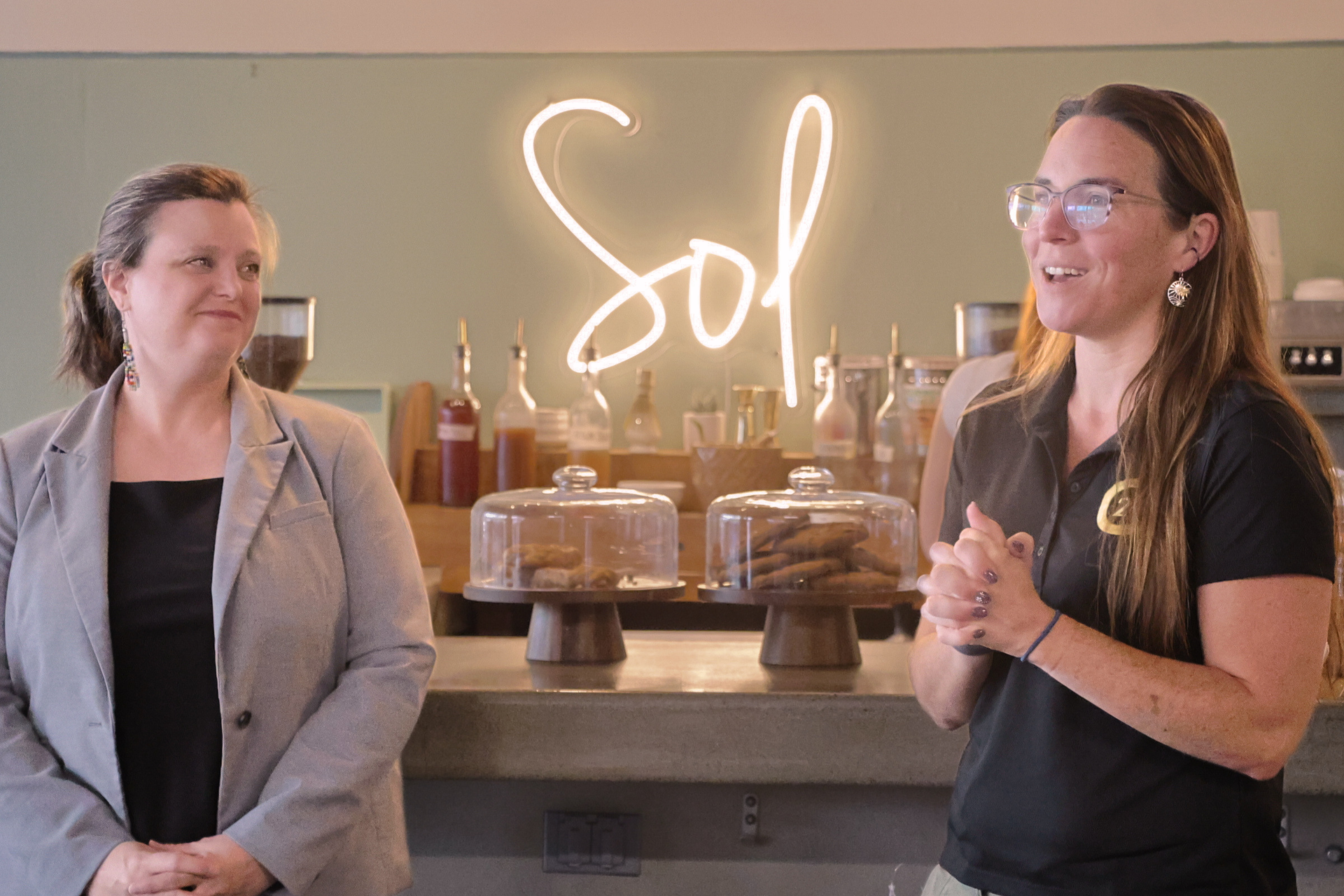 Community members come together at the Newport edition of the NEK Chamber of Commerce's monthly Coffee & Connections series hosted in partnership with Vermont's North Country Chamber of Commerce.