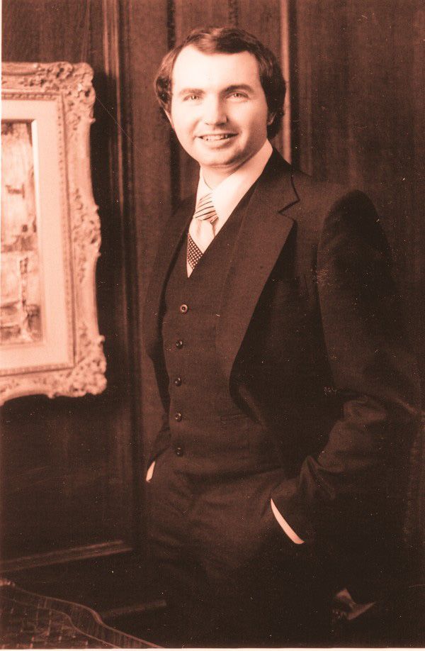 Walls in New York, 1974, as president of the Rodgers Organ Company.