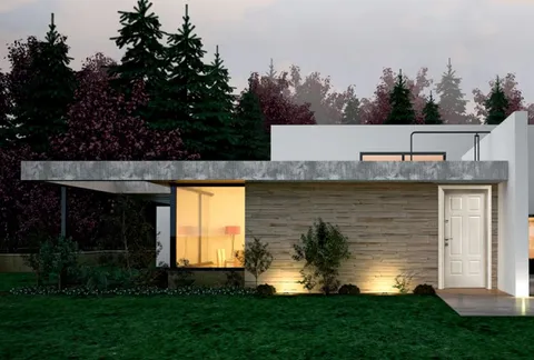 porta per esterni di una villa