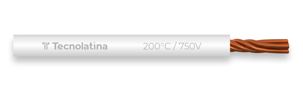 Cable de Cobre Unipolar Aislado en Silicona TS 200°C 750V