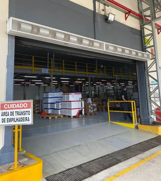 cortina de aire industrial