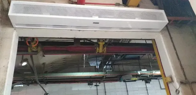 cortina de aire industrial