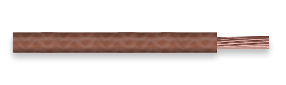 Cable de Cobre Unipolar Aislado en Fibra de Vidrio TFC 400°C 300V