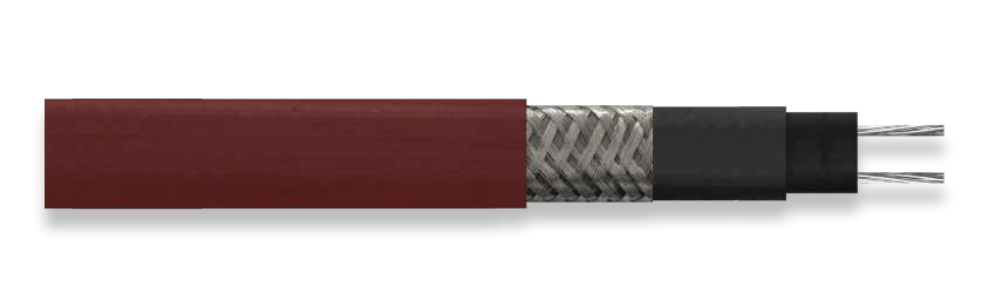 Cable de calefacción autorregulable aislado en Teflón para calefacción industrial en áreas explosivas hasta 110°C (TPA-SSR)