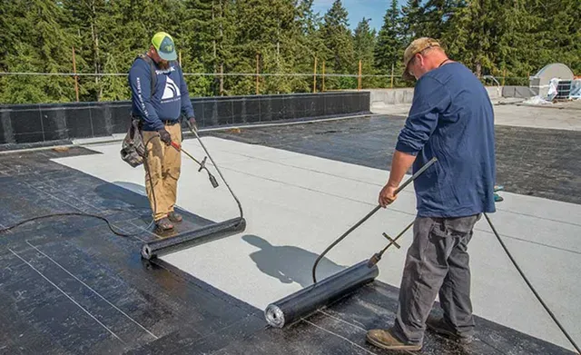 An image showcasing the installation process of a gutter guard system.