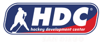 The logo for HDC hockey development center in San Diego