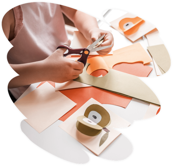 Girl Cutting Papers — Tiverton, RI — Little Willow Girl Cutting Papers — Tiverton, RI — Little Willow