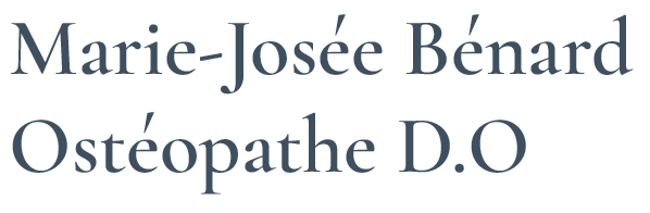 Un logo pour marie-josée benard ostéopathe do