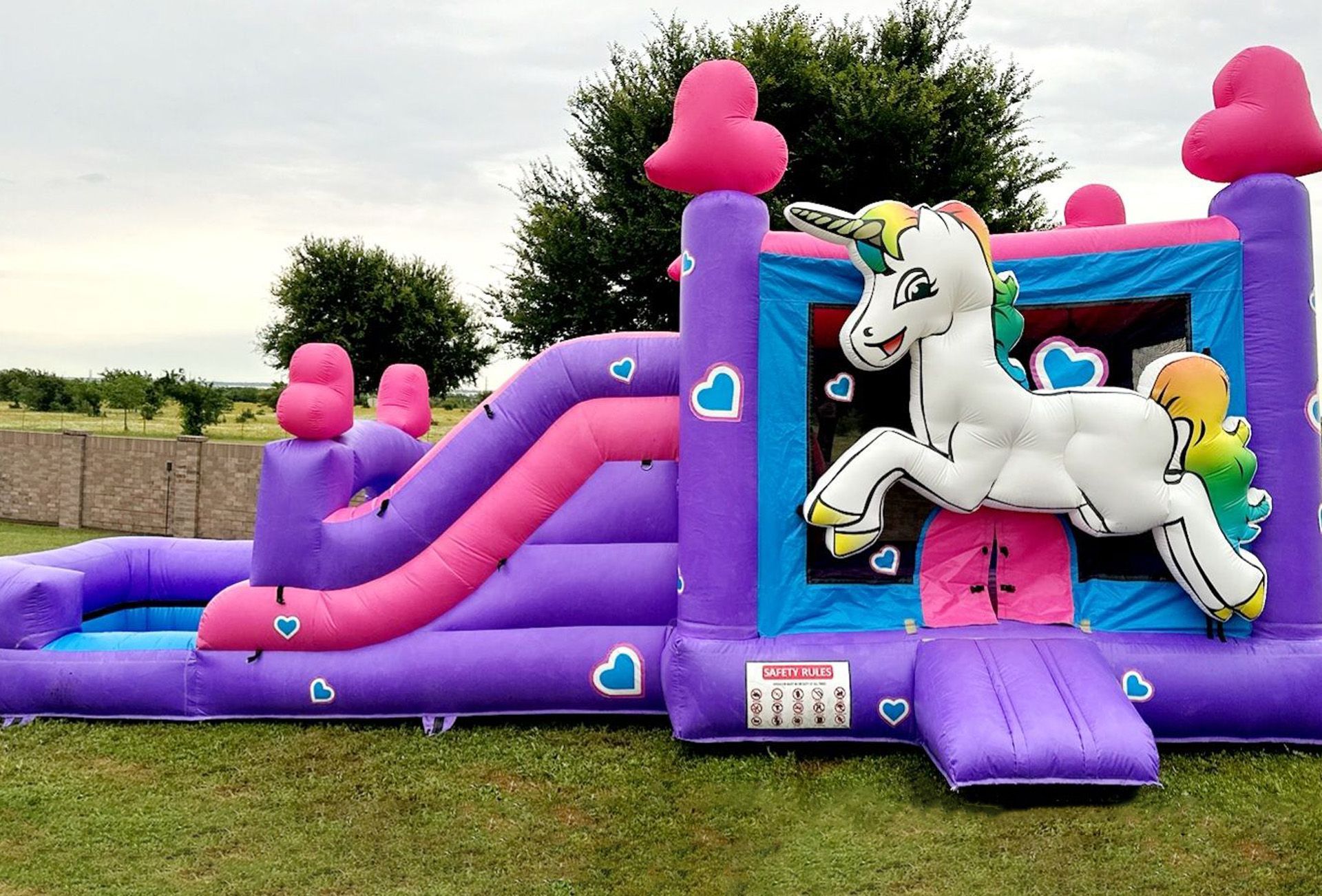 Unicorn bounce house. Unicorn bounce house.