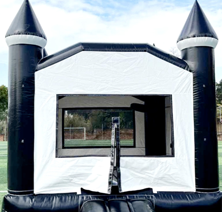 Black and white bounce house Black and white bounce house