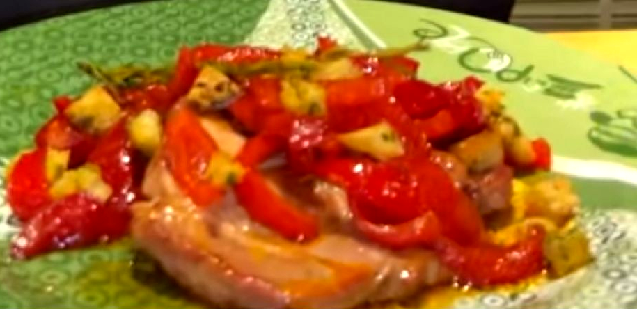Secondo, Capocollo di maiale con papacelle