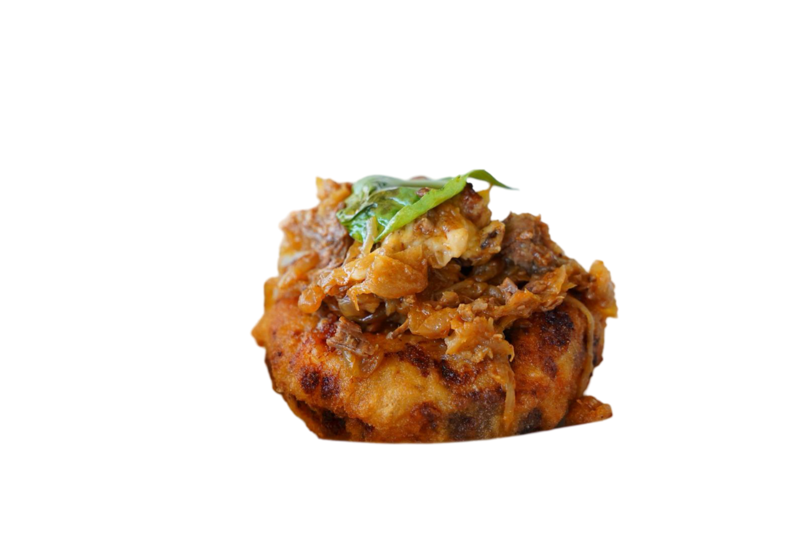 Frittatina con bucatini Gentile e sugo di Genovese