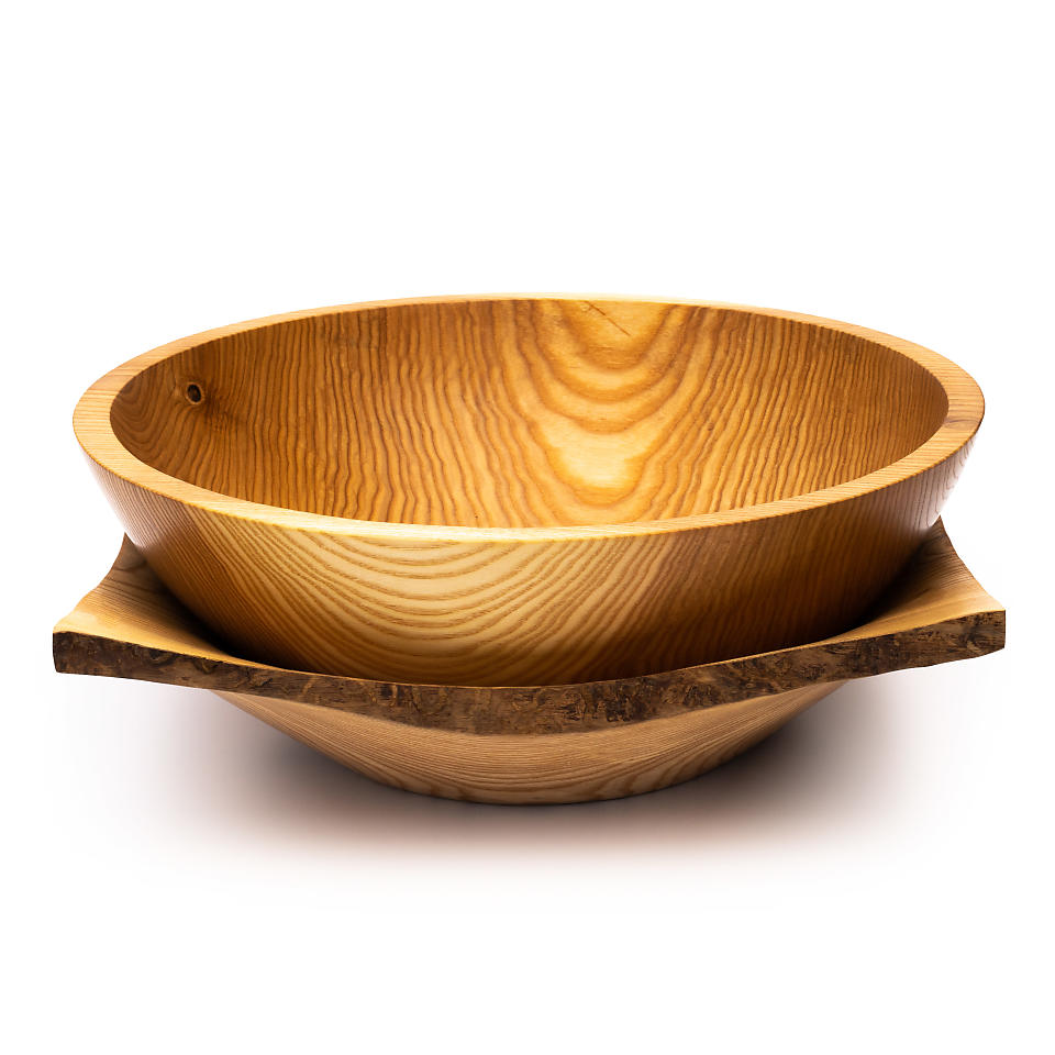 hand carved wood bowl