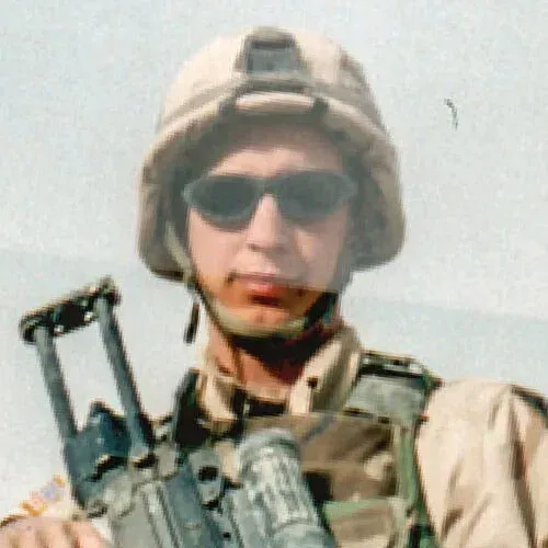 photo of shane in uniform