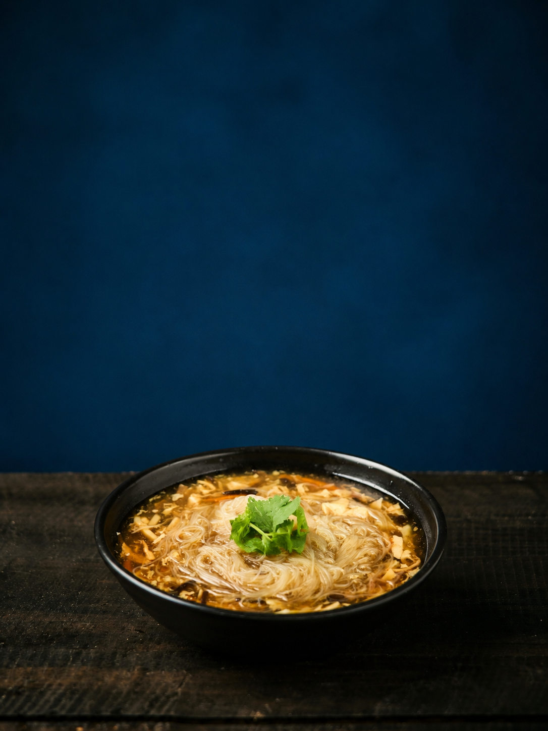 Formosa Hot Sour Soup w. Rice Vermicelli.