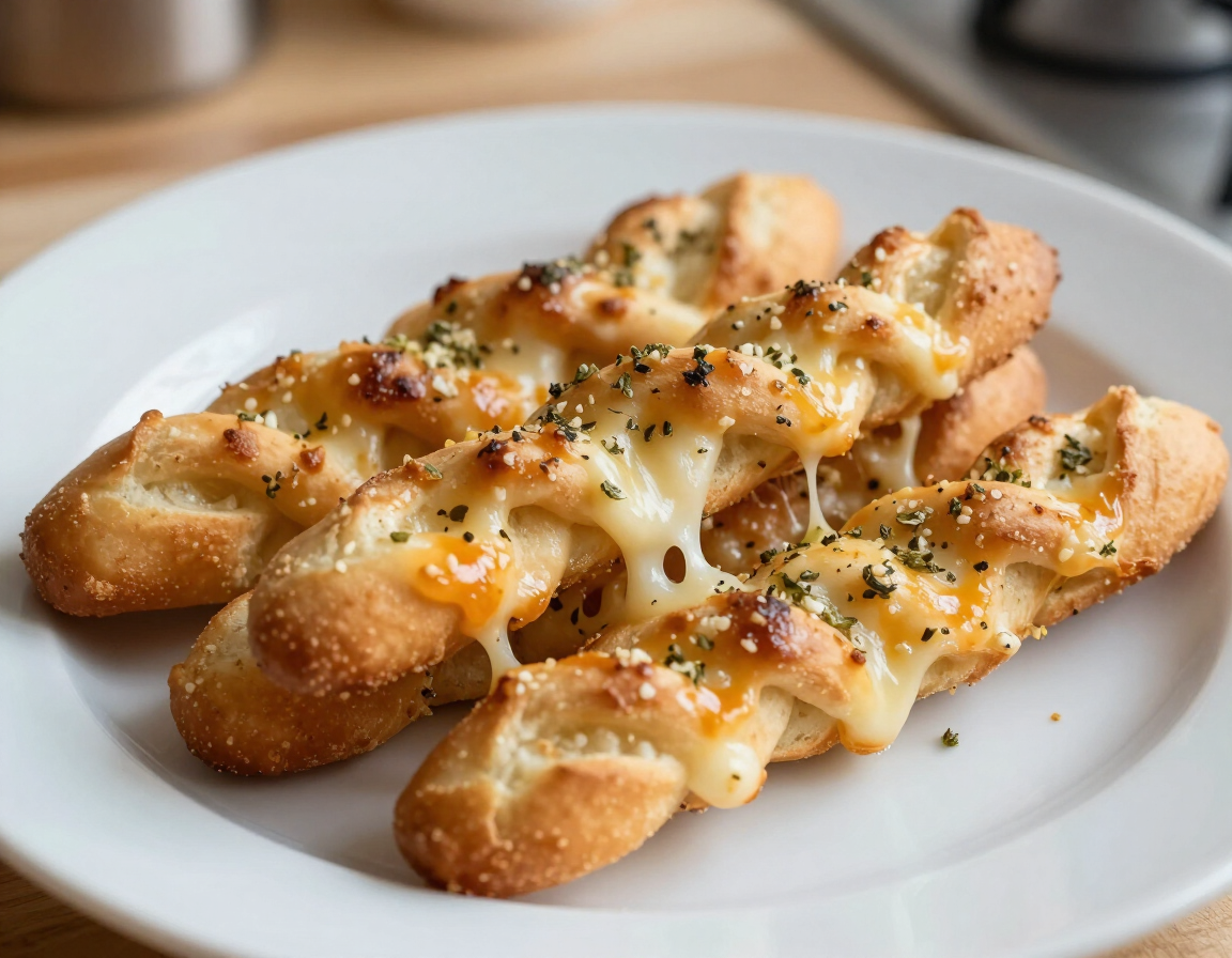 Famous Cheesy Garlic Twists