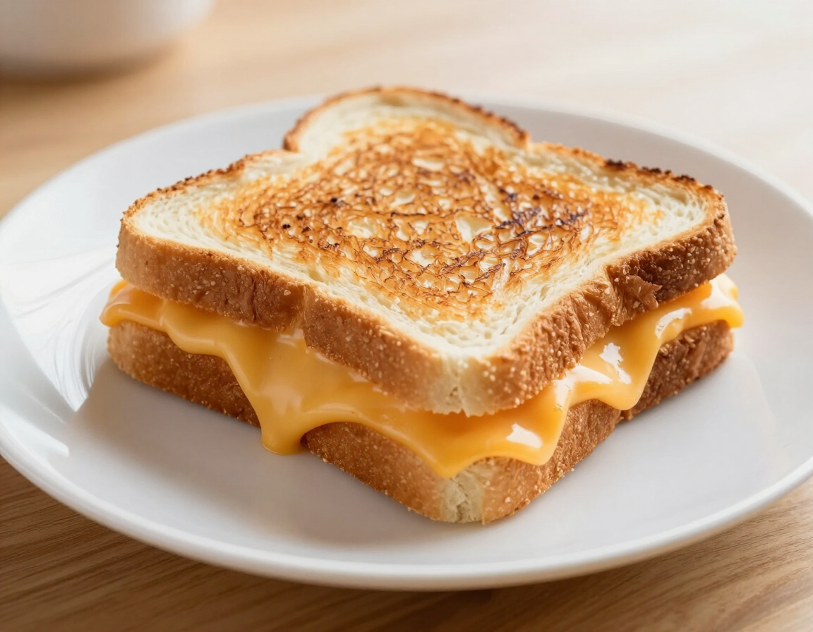 Grilled Cheese sandwich with melted cheese