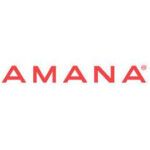 Red AMANA wordmark logo on a white background