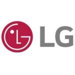 LG logo with red emblem and gray “LG” text on a white background