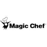 Black “Magic Chef” logo with a chef hat icon on white background