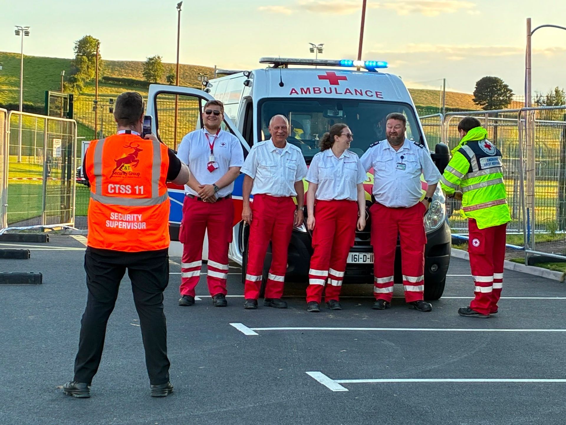 Professional event security officers from C&T Security Group supporting guest safety and crowd management