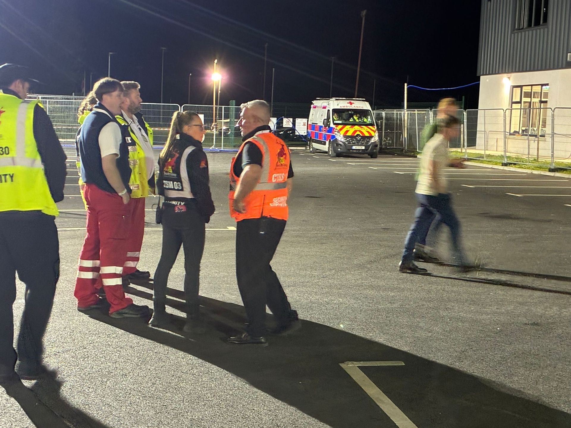 C&T Security Group event security staff managing access control at a live event in Ireland