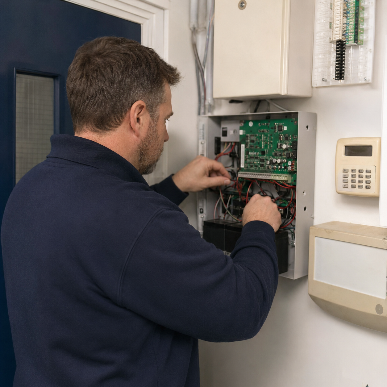 C&T Installing an Alarm system
