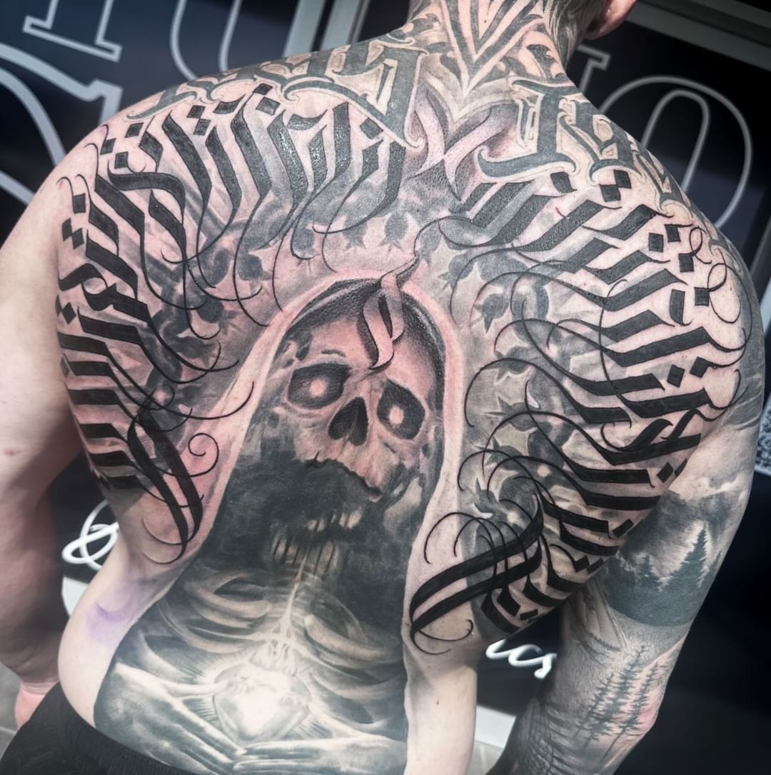 Gothic Skull Tattoo