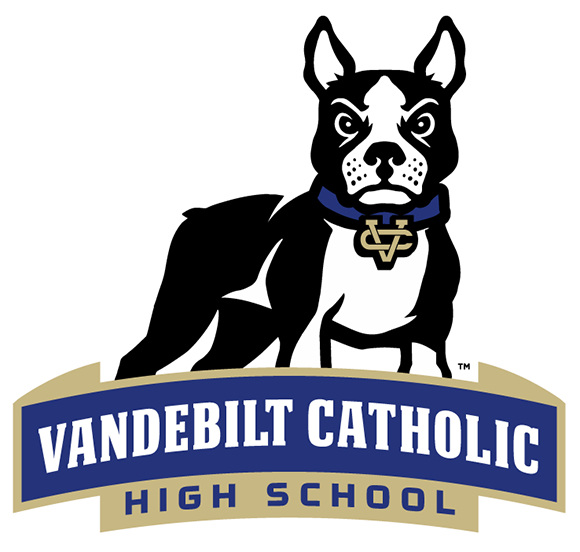 A logo for vandebilt catholic high school