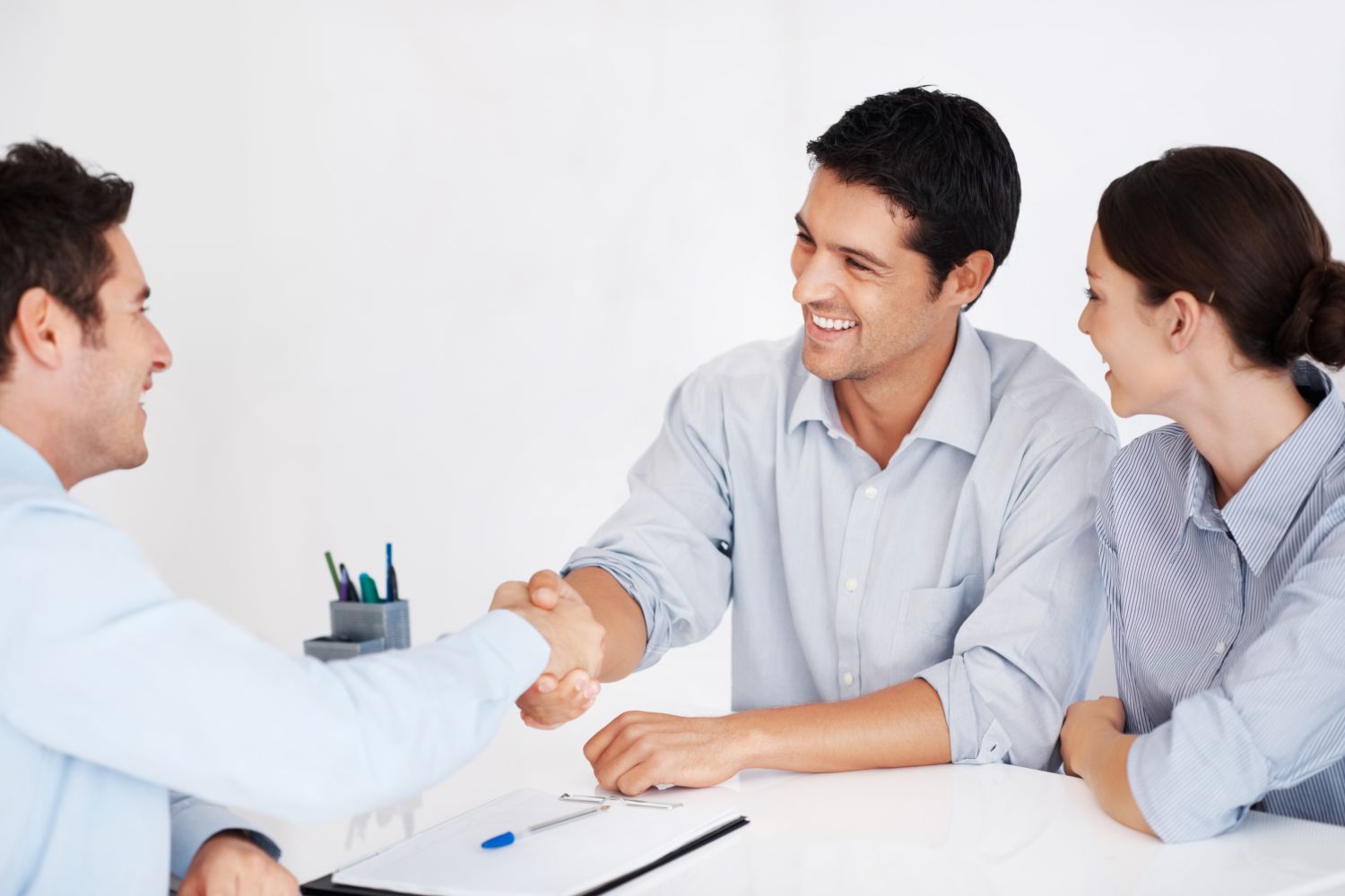 Client Shaking Hands with Accountant — Russellville, AR — John W. Stottman Jr. CPA, PA.
