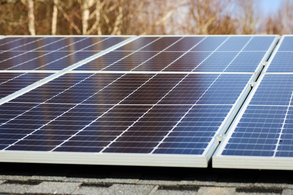Solar Panels on a Rooftop, Capturing Sunlight — Brian Williams Electrical Air Solar in Maroochydore, QLD