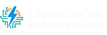 Stylized teal-and-orange lightning logo beside faint white text for “The Precheck Group”