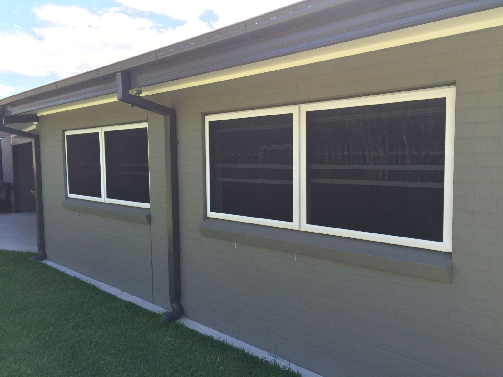 Closed Flyscreen Window — Clearshield Security Screens in Kiama, NSW