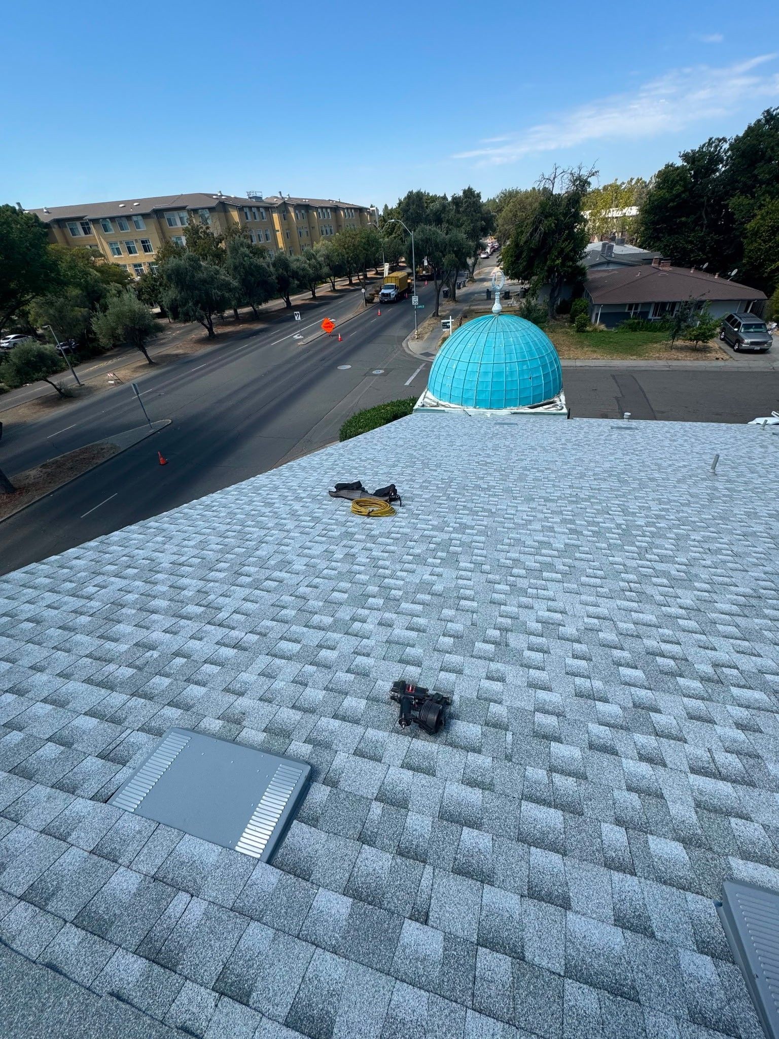 Davis Residential Complete Roof Replacement and Structural Restoration