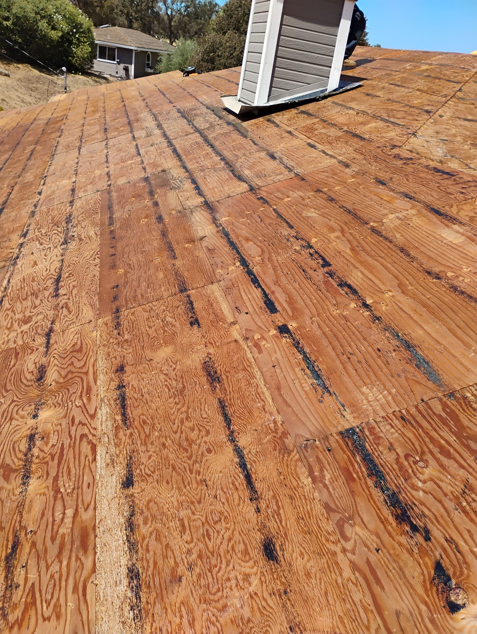 Browns Valley Residential Tile Roof Tear-Off and Decking Preparation