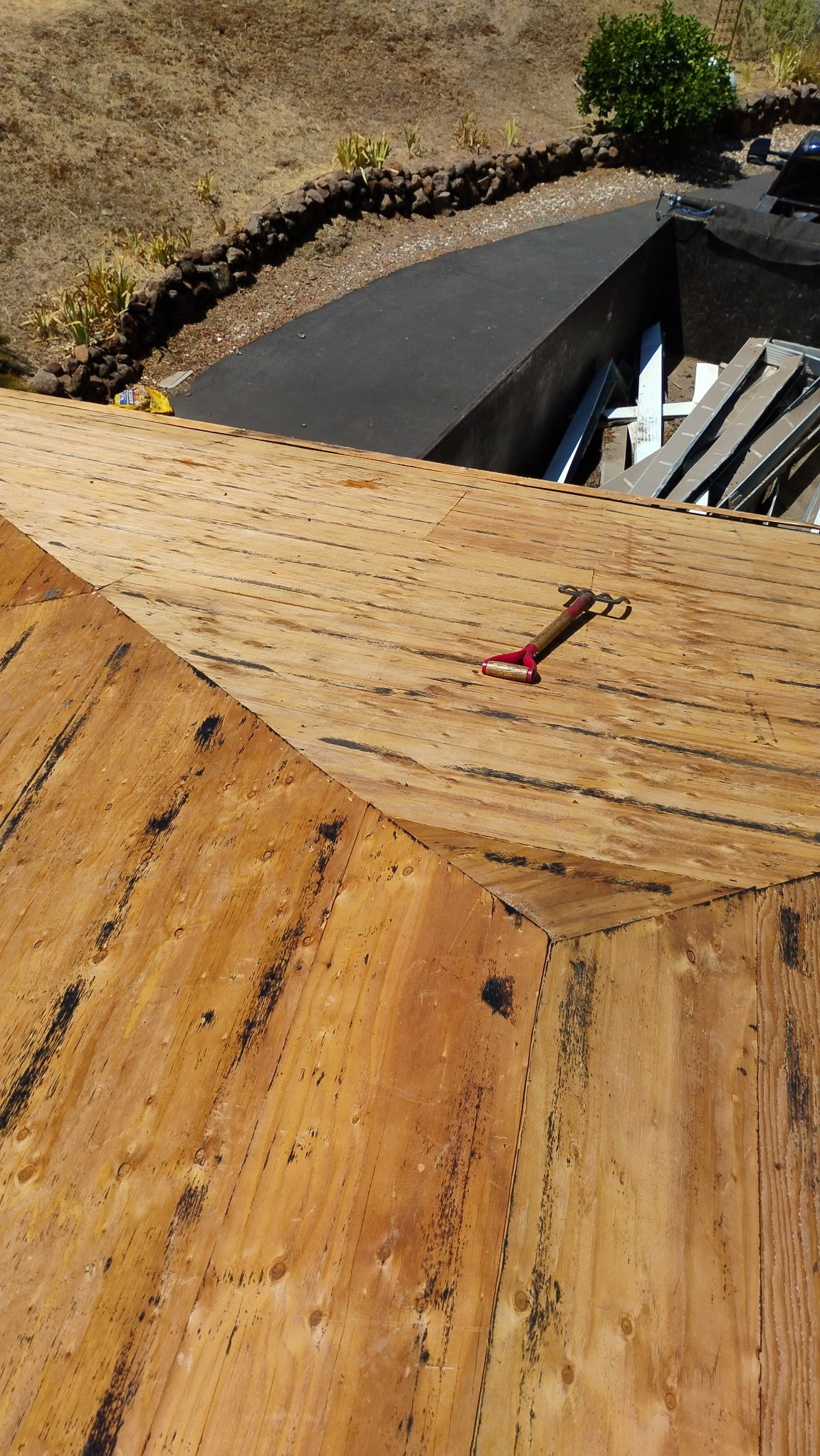 Browns Valley Residential Tile Roof Tear-Off and Decking Preparation