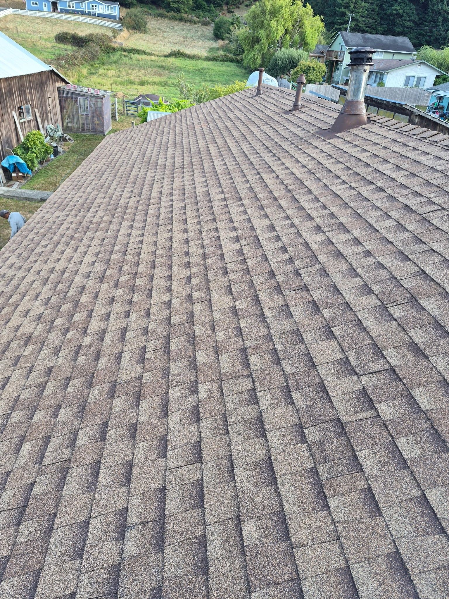 Rio Dell Residential Roof Replacement and Dry Rot Restoration