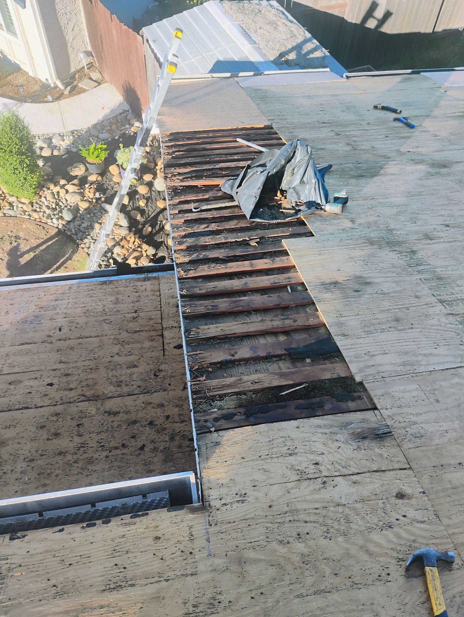 Orangevale Complete Roof Replacement & Structural Woodwork Restoration