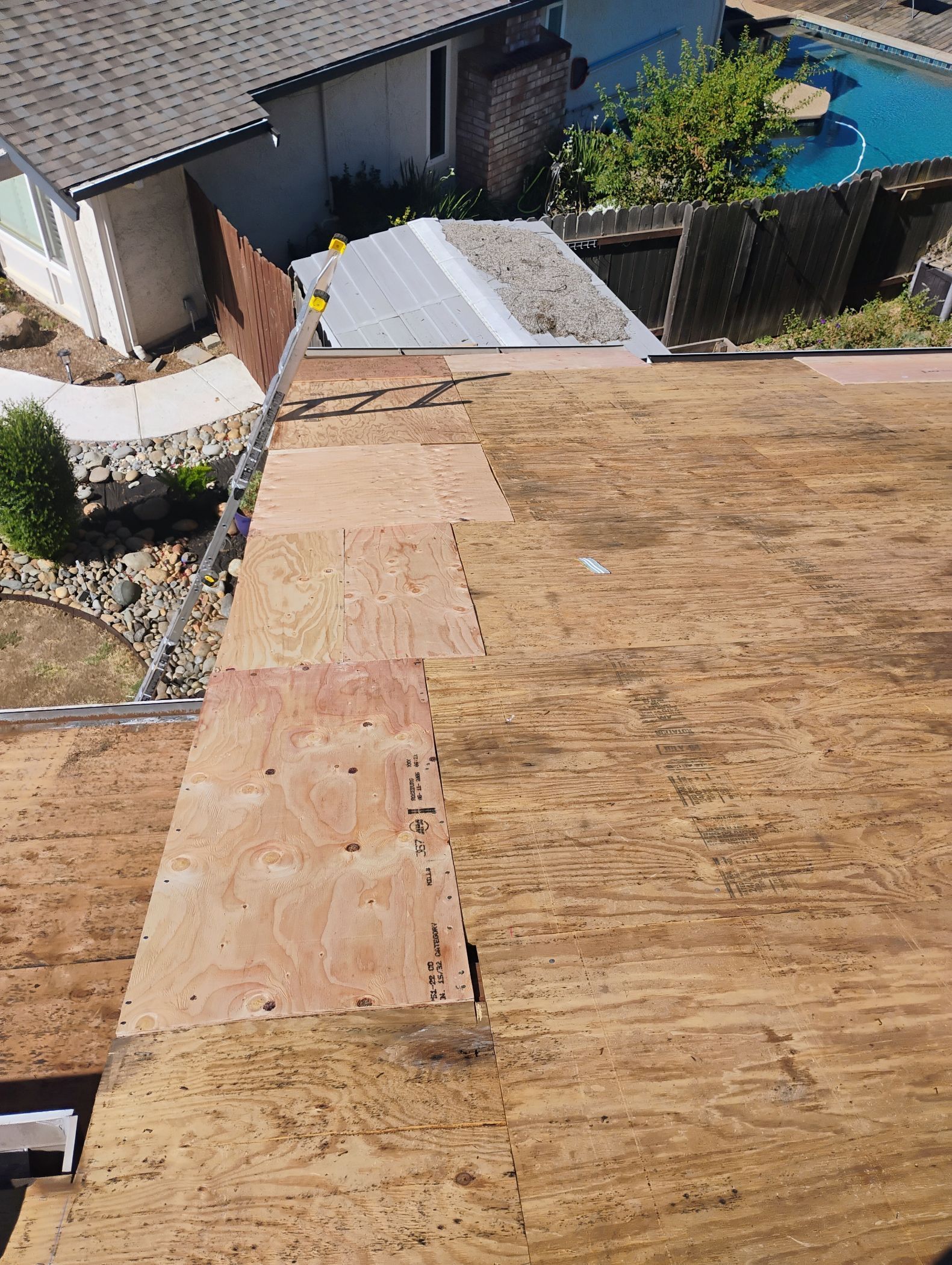 Orangevale Complete Roof Replacement & Structural Woodwork Restoration