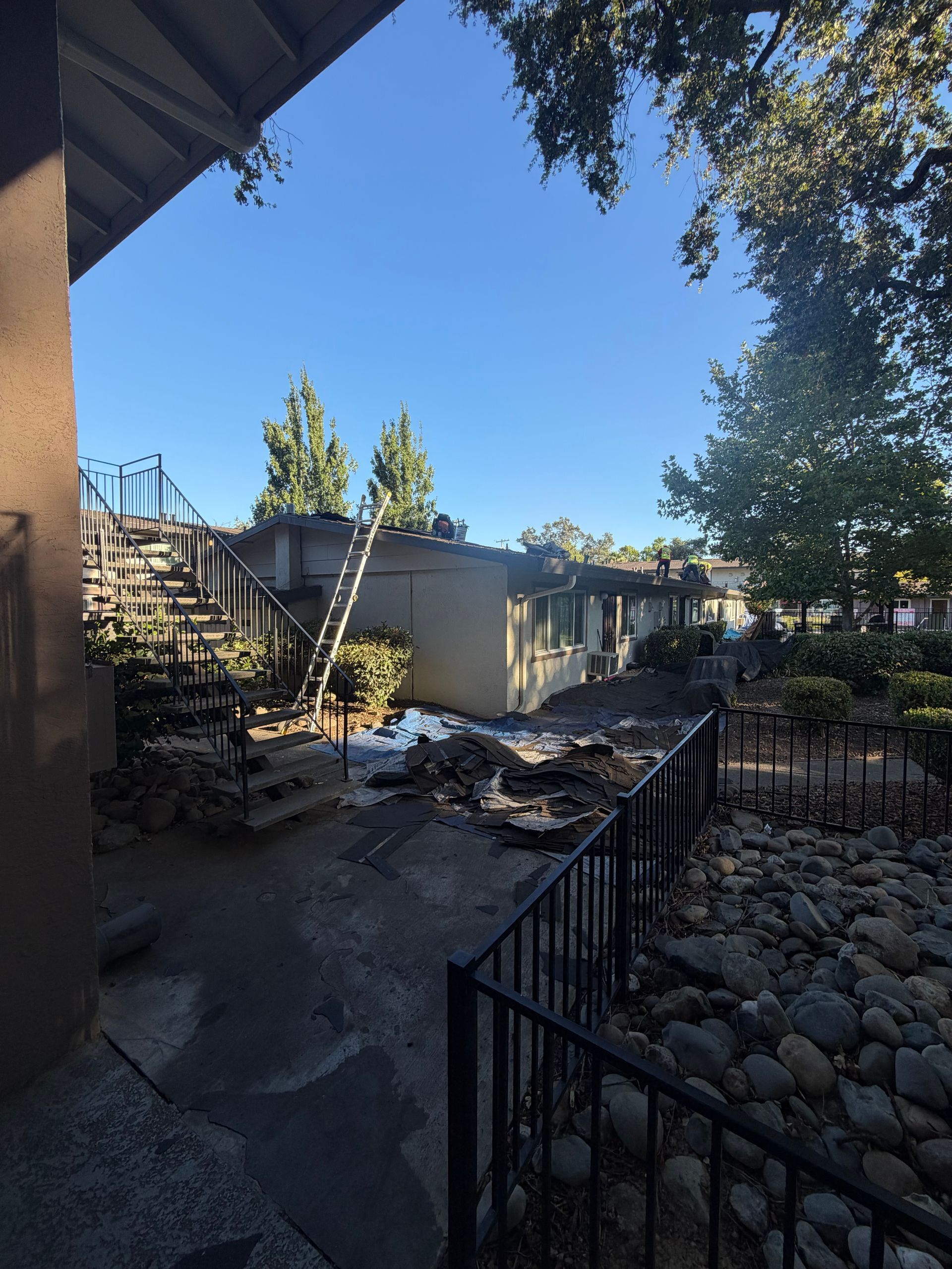 Carmichael Multi-Family Commercial Roof Tear-Off and Safe Debris Extraction
