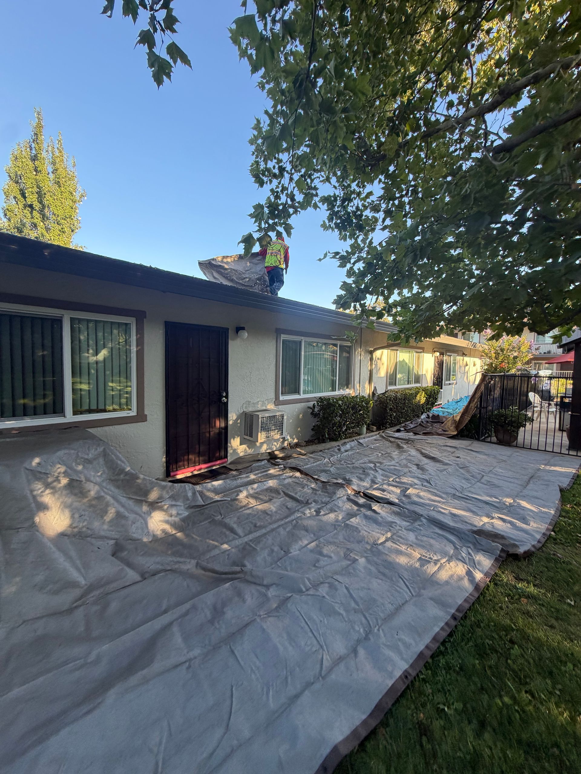 Carmichael Multi-Family Commercial Roof Tear-Off and Safe Debris Extraction