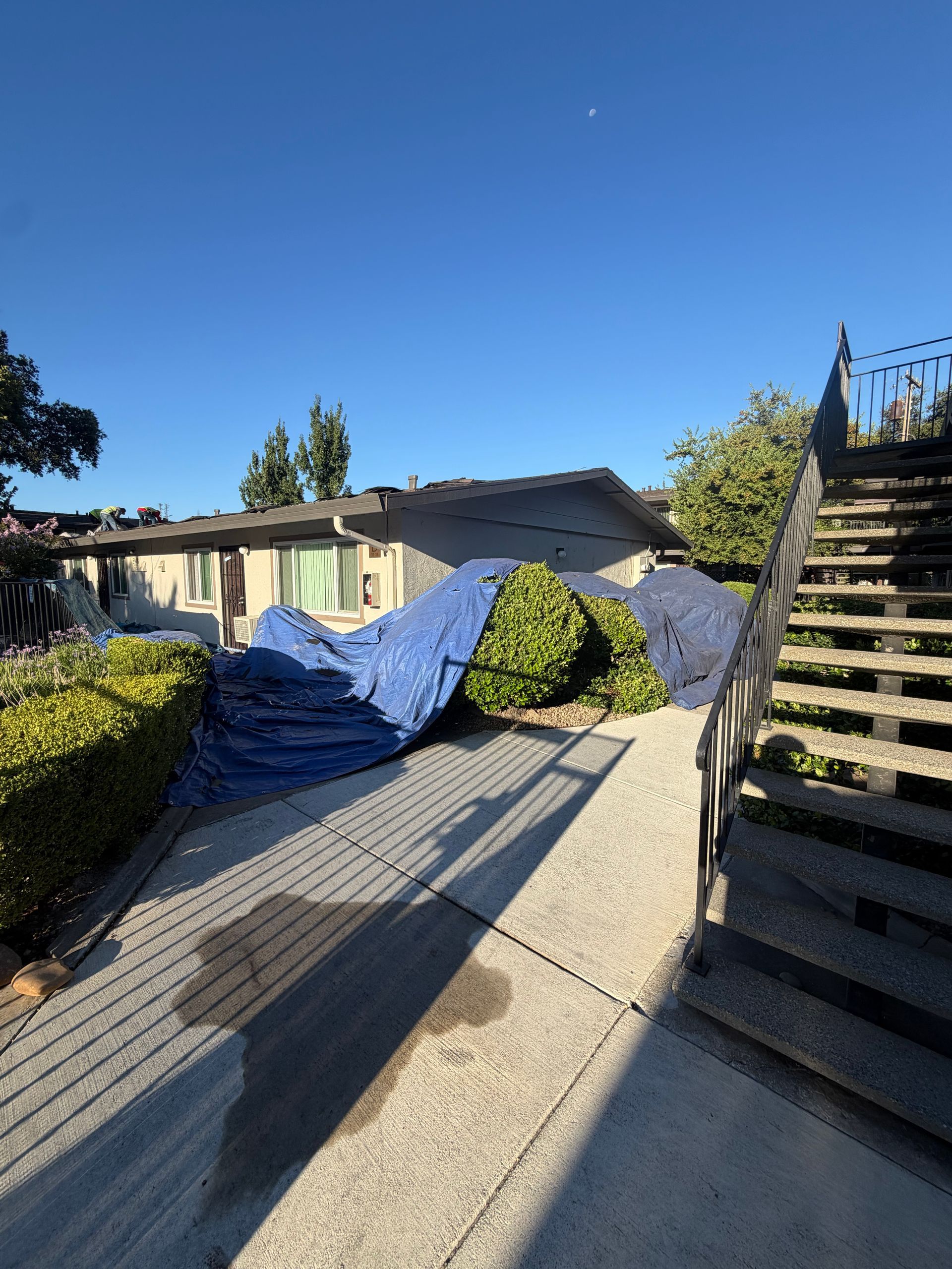 Carmichael Multi-Family Commercial Roof Tear-Off and Safe Debris Extraction