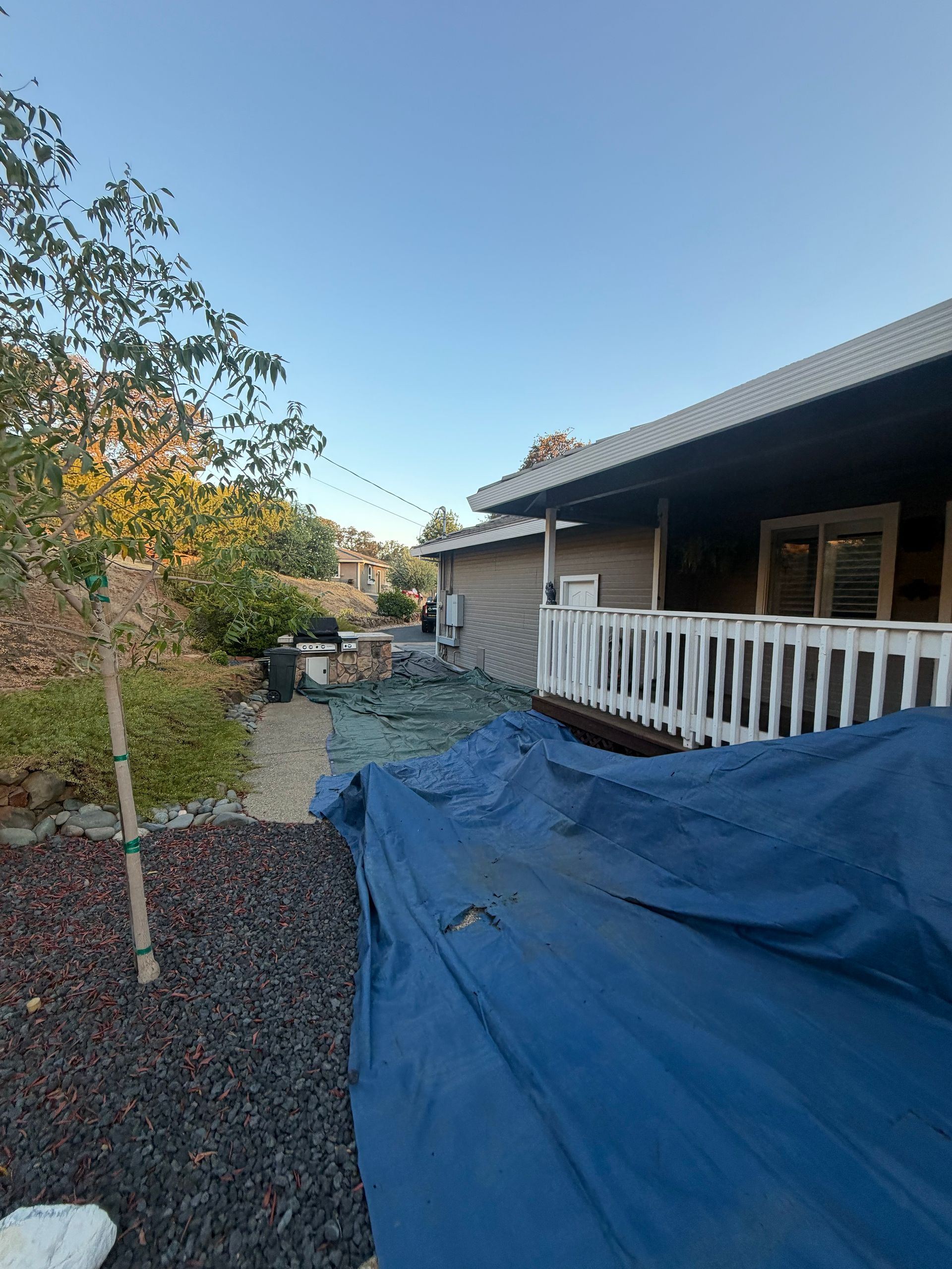 Browns Valley Residential Tile Roof Tear-Off and Decking Preparation