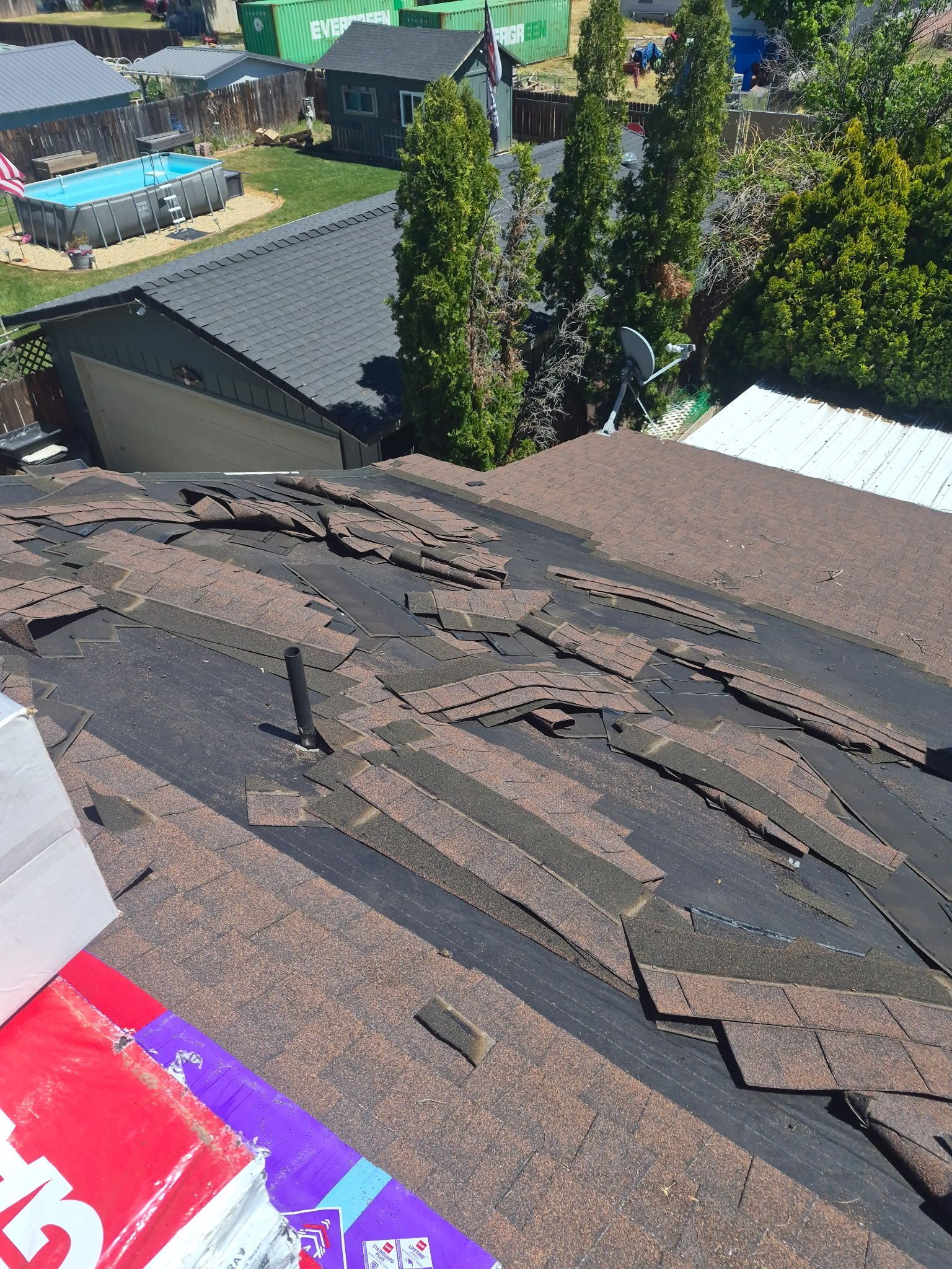 Two-Layer Roof Tear-Off & Shingle Installation in Montague, CA