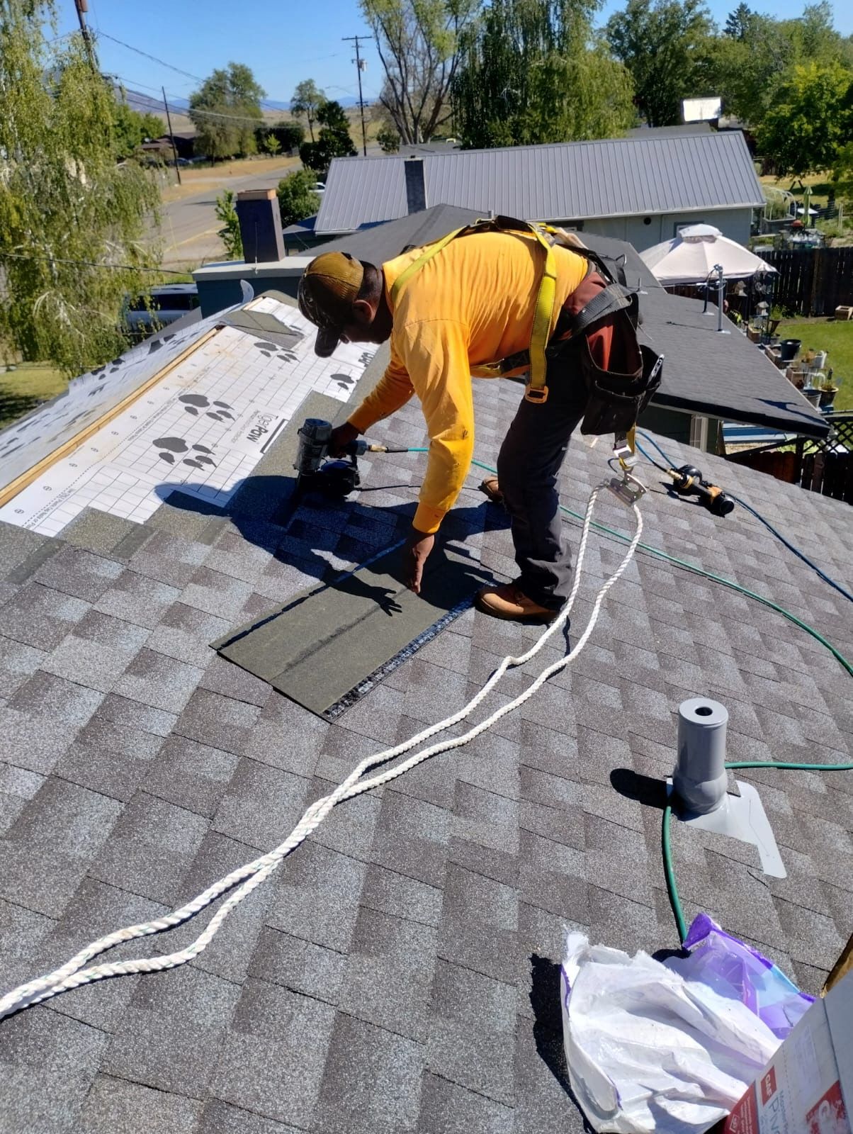 Two-Layer Roof Tear-Off & Shingle Installation in Montague, CA