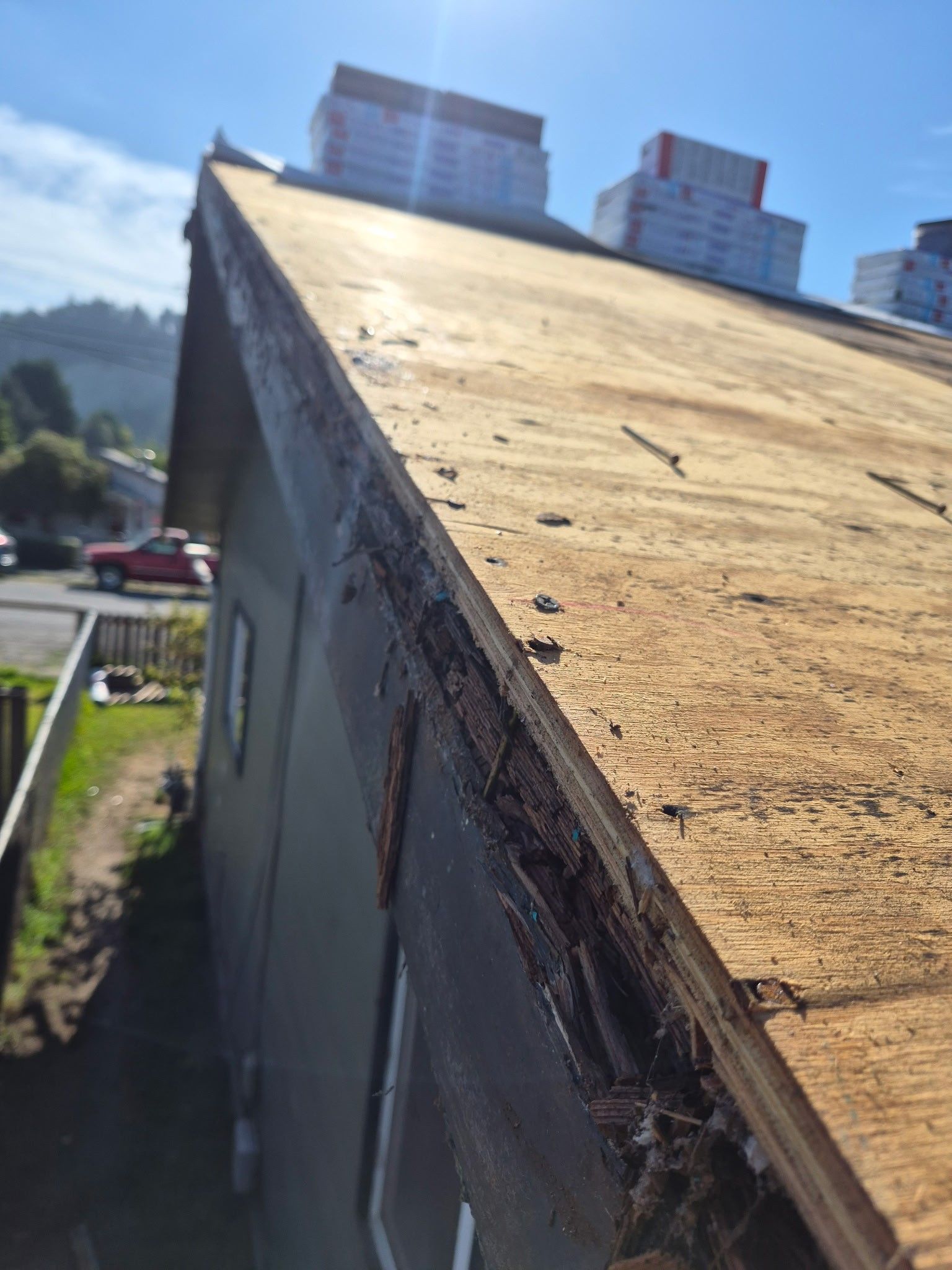 Rio Dell Residential Roof Replacement and Dry Rot Restoration